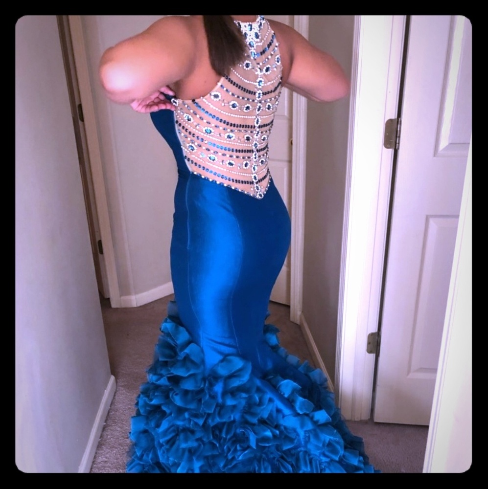 Mermaid style prom dress